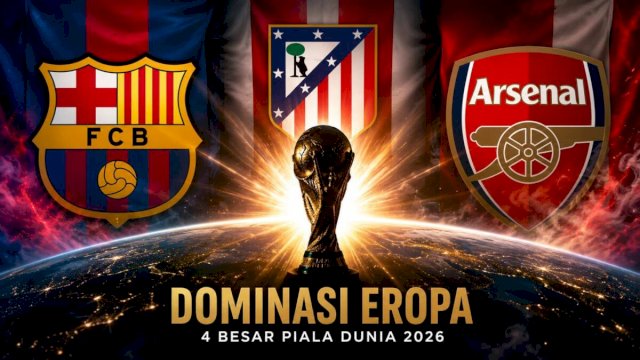 Barcelona, Atletico, Arsenal Kuasai Semifinal Piala Dunia 2026 ||(AI@harian.news) 