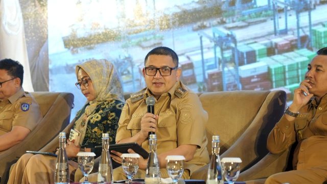 Walikota Makassar saat menghadiri kegiatan Rakornas APINDO 2026. (Dok. Pemkot)