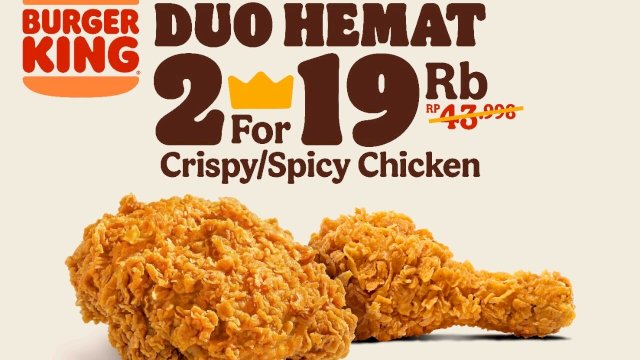 Promo Burger King di Makassar. (Dok. BK)