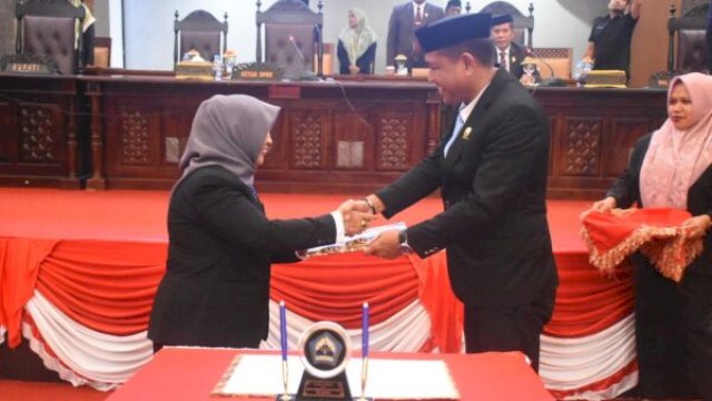 Bupati Sinjai Terima Rekomendasi DPRD atas LKPJ TA 2025 ||(foto_humaskab) 