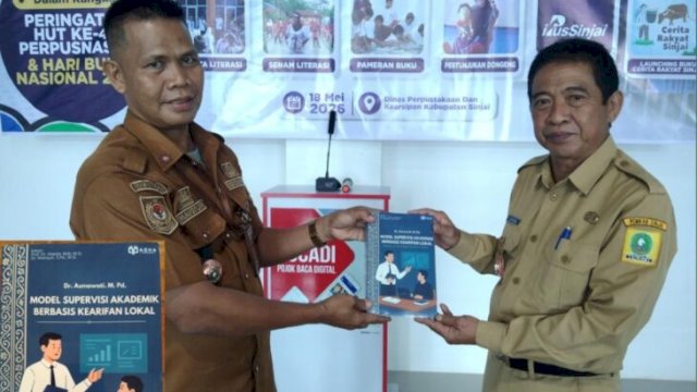 Kadis Kominfo Sinjai Aktif Berkarya, Jadi Editor Buku Supervisi Akademik || (foto_humaskab) 