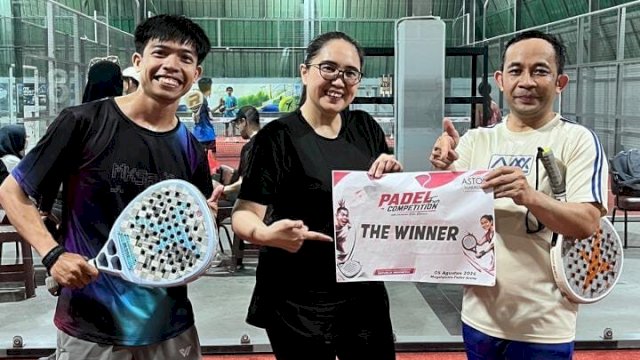 Peserta Padel Fun Competition ASTON Makassar. (Dok. ASTON)