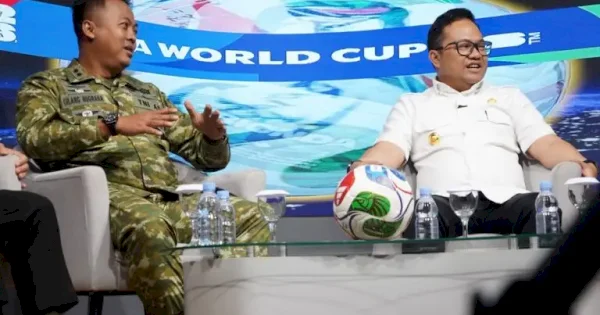 Bersama Dandim dan Kadispora, Wabup Gowa Tampil di Dialog TVRI Bahas Antusias Piala Dunia 2026