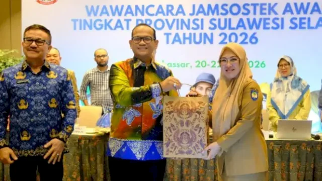 Masuk Tahap Wawancara Jamsostek Award, Bupati Gowa Komitmen Perluas Perlindungan Pekerja ||(foto_humaskab) 