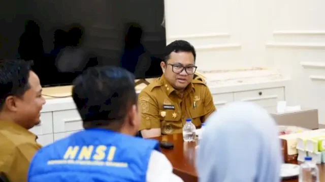 Wakil Bupati Gowa dan Pengurus HNSI Bahas Pengembangan Potensi Nelayan hingga Wisata ||(foto_humaskab) 