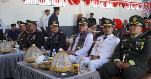 Penyerahan Duplikat Bendera Pusaka ke Rujab Bupati Tutup Rangkaian HUT ke-81 RI di Jeneponto