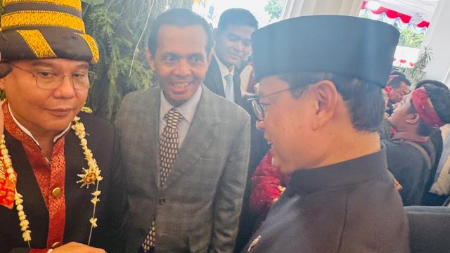 Kepala BPOM RI dan Dasco, Senin (17/9). (Dok. HSN)