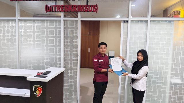 HASRI JACK & PARTNERS Law Office melayangkan laporan ke Polda Sulbar. (Dok. Hasri)