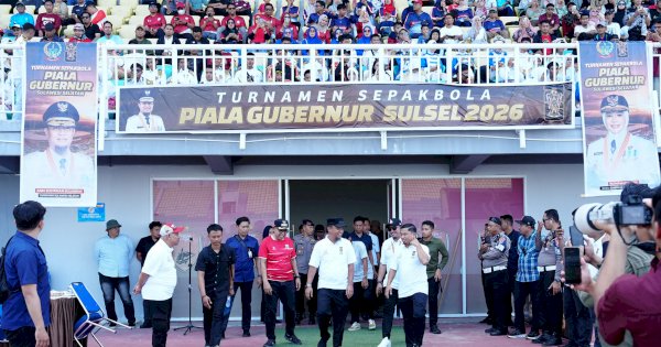 Andi Sudirman Resmi Buka Piala Gubernur Sulsel 2026, Kompetisi Digelar di Empat Regional