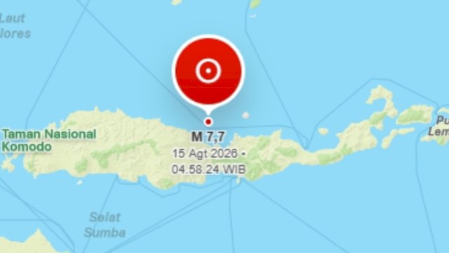 Gempa bumi magnitudo 7,7 NTT (BMKG) 