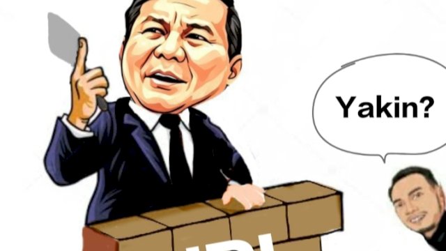 Karikatur Presiden Prabowo (Dodi/harian.news) 