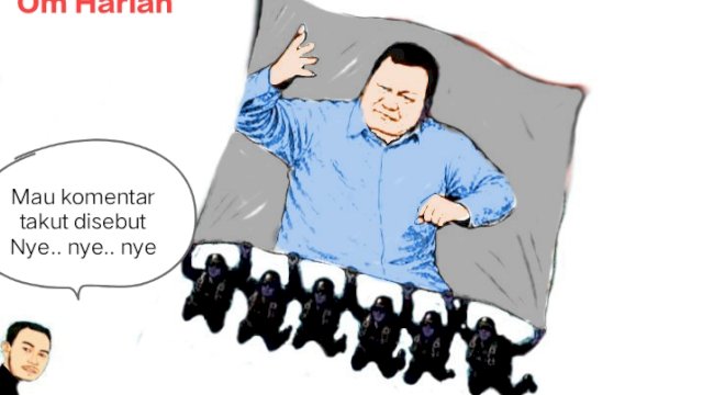 Karikatur Presiden Prabowo (Dodi/harian.news) 