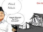 Belum ke NTT, Prabowo Hadir di Acara Akad Nikah