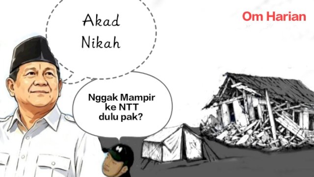 Karikatur Presiden Prabowo (Dodi/harian.news) 