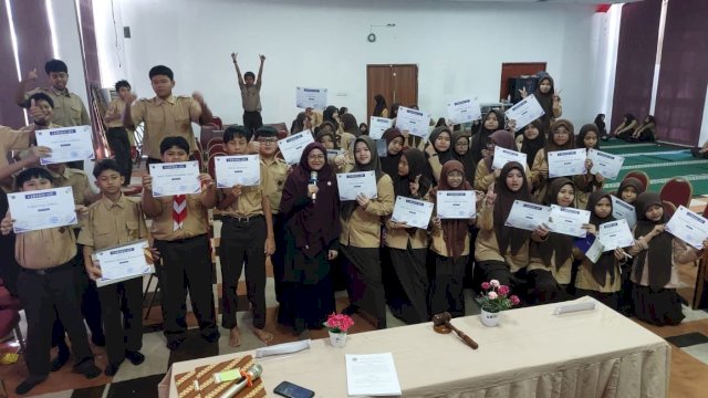 Puluhan siswa SMP Bosowa School ikuti Latihan Dasar Kepemimpinan Siswa (Dok. Bosowa School)