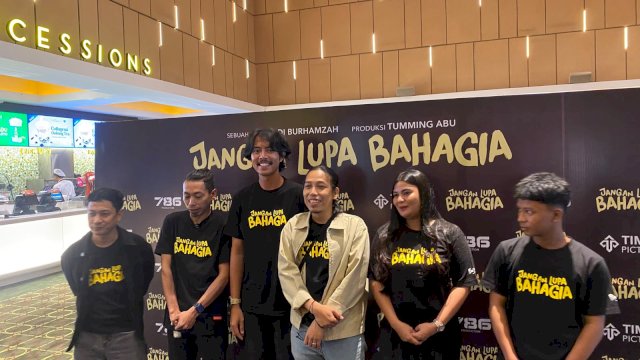 Gala premier film Jangan Lupa Bahagia. (Dok. Gita/HN)