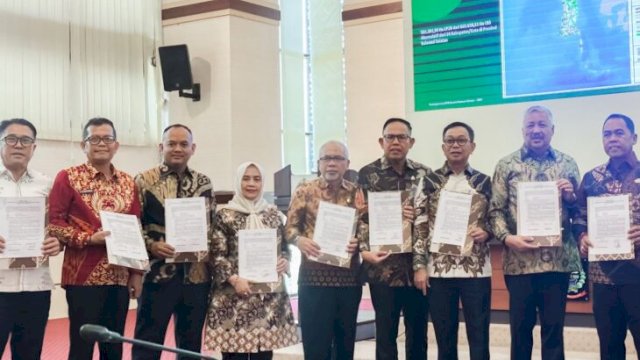 Bupati Sinjai Hj. Ratnawati Arif menegaskan dukungan Pemkab Sinjai terhadap percepatan penetapan LP2B.||(foto_humaskab) 