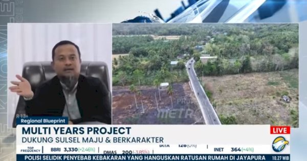 Pemprov Sulsel Pastikan MYP On The Track, Lebih dari 300 Km Jalan Telah Ditangani