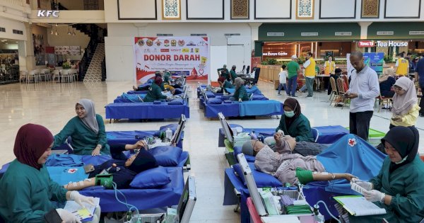 Deng Ical Apresiasi Aksi Donor Darah Lions Club Makassar United dan KPS, 207 Kantong Terkumpul