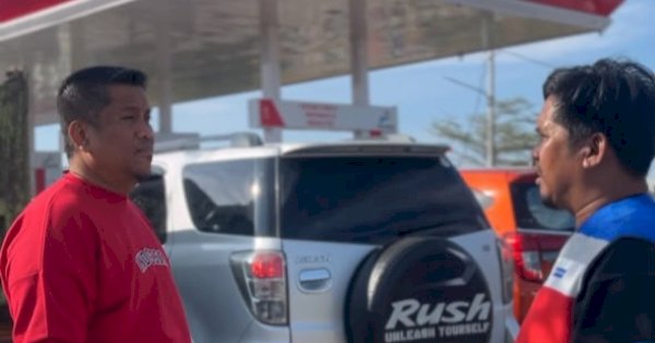 Pantau Antrean di SPBU, Sekda Jeneponto Imbau Warga Tak Panic Buying