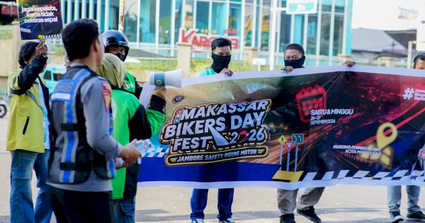 Makassar Bikers Day Fest 2026 Kampanyekan Keselamatan Berkendara, “Ingatki’ Keluargata di Rumah”
