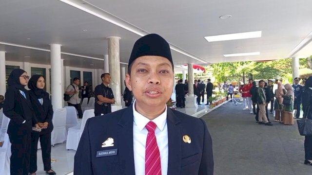 Plt Kepala Dinas Tanaman Pangan, Hortikultura, dan Perkebunan (TPHBun) Provinsi Sulawesi Selatan Bustanul Arifin. (Dok. HMS)