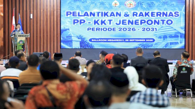 Pelantikan KKT Jeneponto. (Dok. AT)