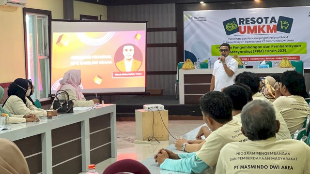 42 pelaku Usaha Mikro, Kecil, dan Menengah (UMKM) dari 21 desa di wilayah operasional MDA di Kabupaten Luwu, Sulawesi Selatan.&nbsp;Dok Humas
