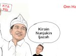 Jokowi Pamer KTA PSI