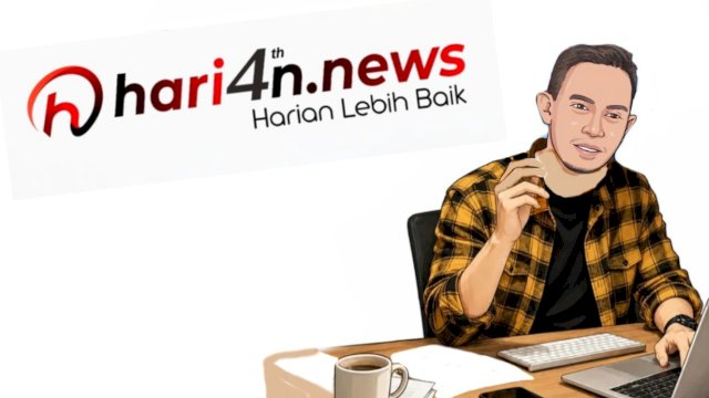 Karikatur ulang tahun Harian.News (Dodi/Harian.news) 