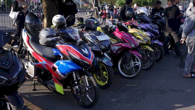 Pelaksanaan Gathering Team Aerox di Makassar. (Dok. SJAM)