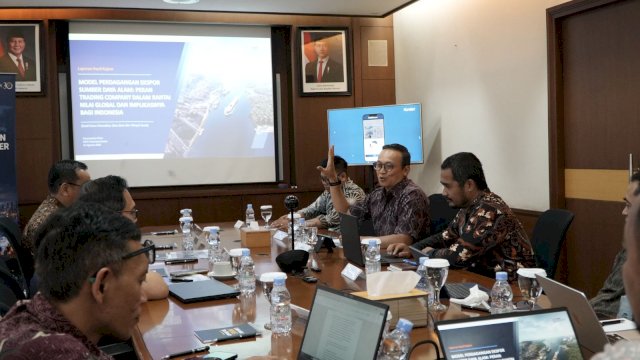 Focus Group Discussion (FGD) bertajuk "Model Perdagangan Ekspor Sumber Daya Alam: Peran Trading Company dalam Rantai Nilai Global dan Implikasinya bagi Indonesia", yang digelar NEXT Indonesia Center. 