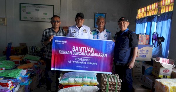 Bosowa Peduli Bergerak Cepat Bantu Korban Kebakaran di Mamajang