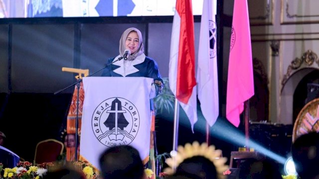 Wakil Gubernur Sulawesi Selatan Fatmawati Rusdi. (HMS)