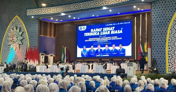 Unismuh Makassar Kukuhkan Lebih dari 5.000 Maba Tahun Akademik 2026/2027