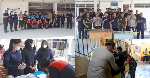Lapas Maros Razia Gabungan dan Tes Urine