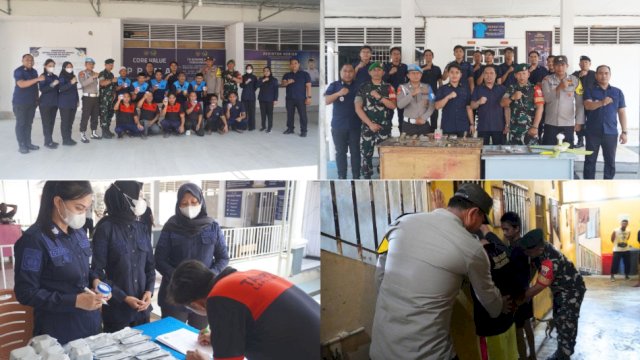 Lapas Maros Razia Gabungan dan Tes Urine