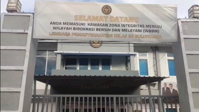 Lapas Kelas IIA Bulukumba, Kanwil Ditjenpas Sulawesi Selatan. Foto Istimewa 