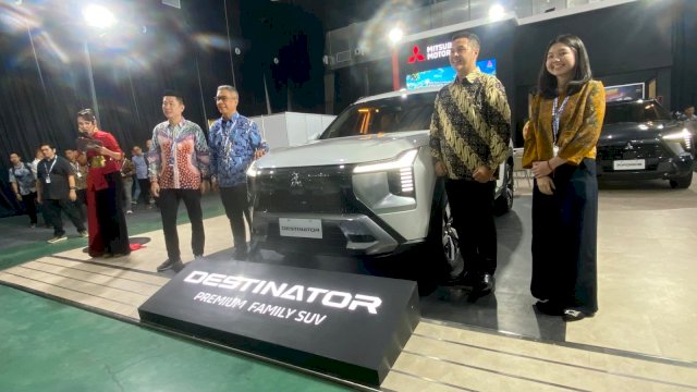 Kendaraan Mitsubishi yang dipamerkan di GIIAS Makassar. (Dok. Gita/HN)
