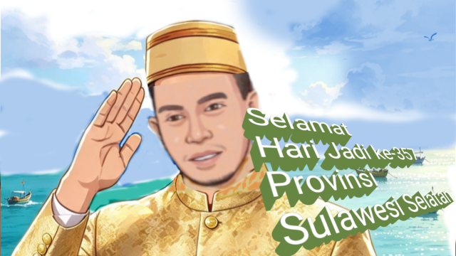 Ucapan Selamat Hari Jadi ke-357 Provinsi Sulsel dari harian.news.