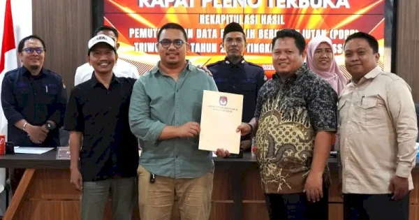 Ketua KPU Makassar: Data Pemilih Berkelanjutan Triwulan III 2026 Capai 1.087.730 Jiwa 
