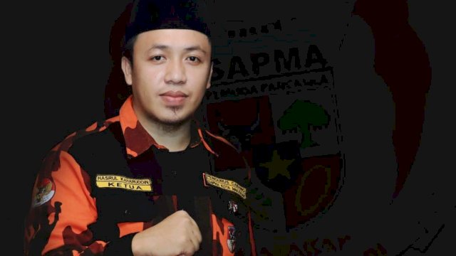 Ketua Satuan Pelajar dan Mahasiswa (Sapma) Pemuda Pancasila Sulawesi Selatan, Hasrul Kaharuddin. Foto pribadi 
