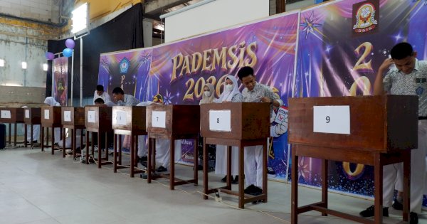 43 SMA-SMK di Makassar Pilketos Serentak Dipantau Langsung KPU Makassar