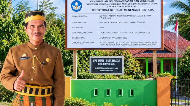 SMP Negeri 14 Tanabau, Kabupaten Kepulauan Selayar, Sulawesi Selatan. Dok IST