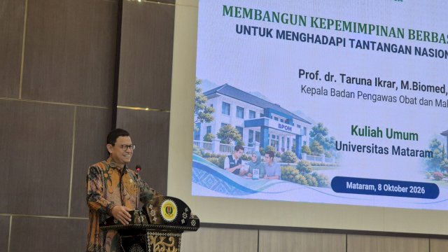Kepala BPOM Taruna Ikrar Bawa Gagasan Neuroleadership ke Kampus Universitas Mataram