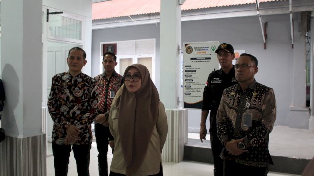 Saat kunjungan Kerja Anggota DPR RI Komisi XIII, Hj. Meity Rahmatia. Foto Humas Lapas Parepare&nbsp;