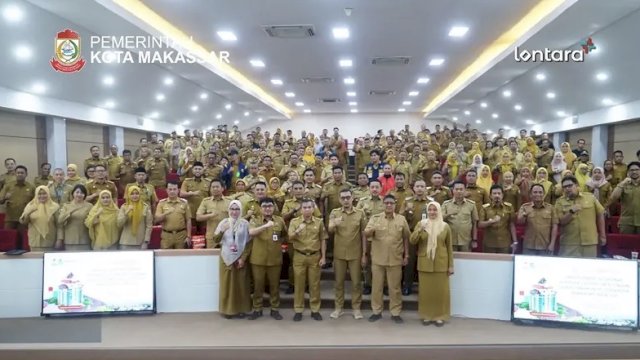 Foto bareng kegiatan DTSEN Kota Makassar Tahun 2026.&nbsp;Foto Humas Kecamatan Rappocini 