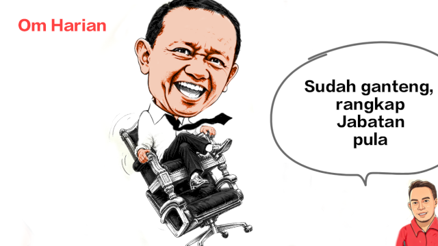 Karikatur Menteri ESDM Bahlil Lahadalia (Dodi/harian.news) 