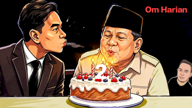 Karikatur 2 Tahun Prabowo Gibran (Dodi/harian.news) 