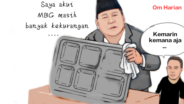 Karikatur Presiden Prabowo (Dodi/harian.news) 